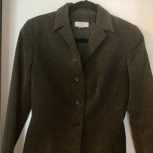 Real Italy jacket. Green black tweed.